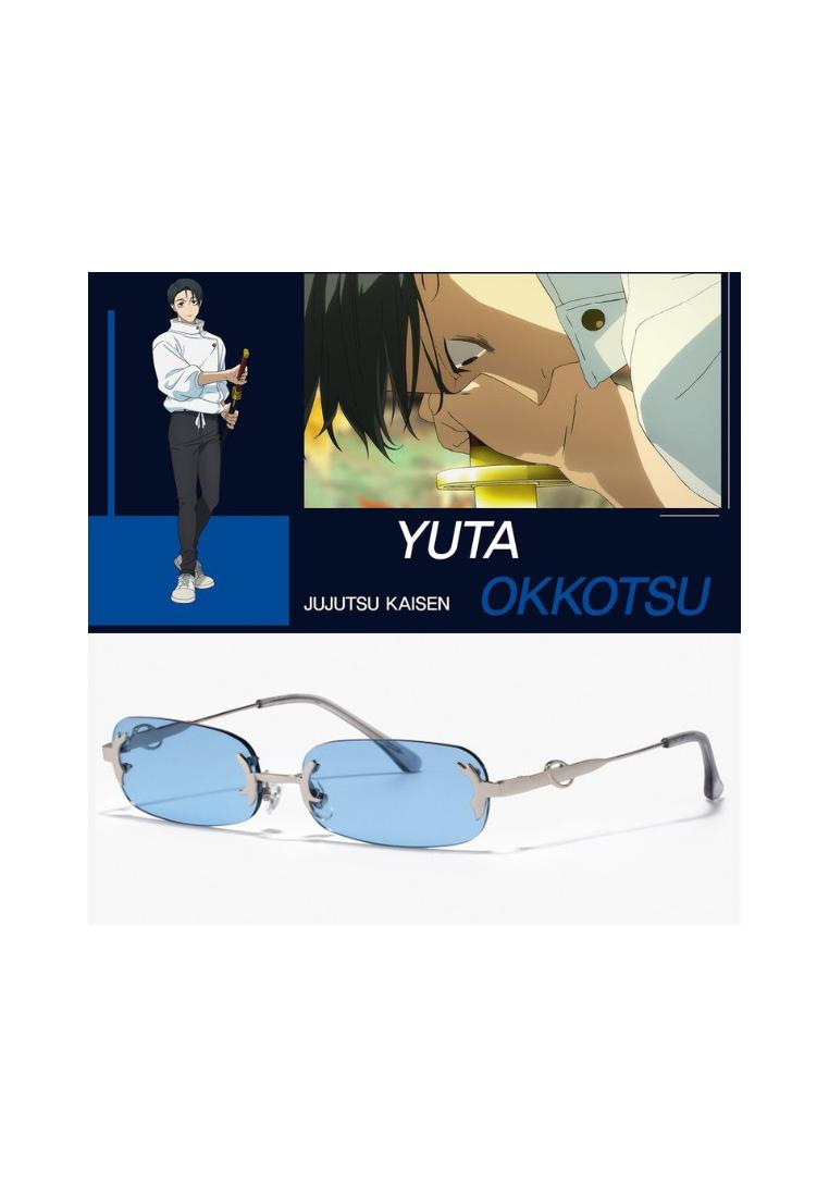 RECLOW Yuta Okkotsu Sunglasses x JJK Rectangle Blue