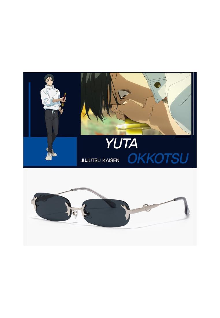 RECLOW Yuta Okkotsu Sunglasses x JJK Rectangle Black