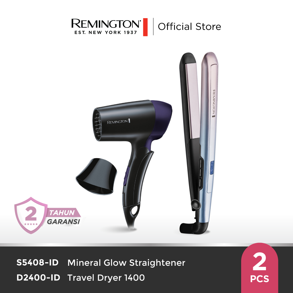 Remington Paket Remington Catokan S5408 - Hairdryer D2400