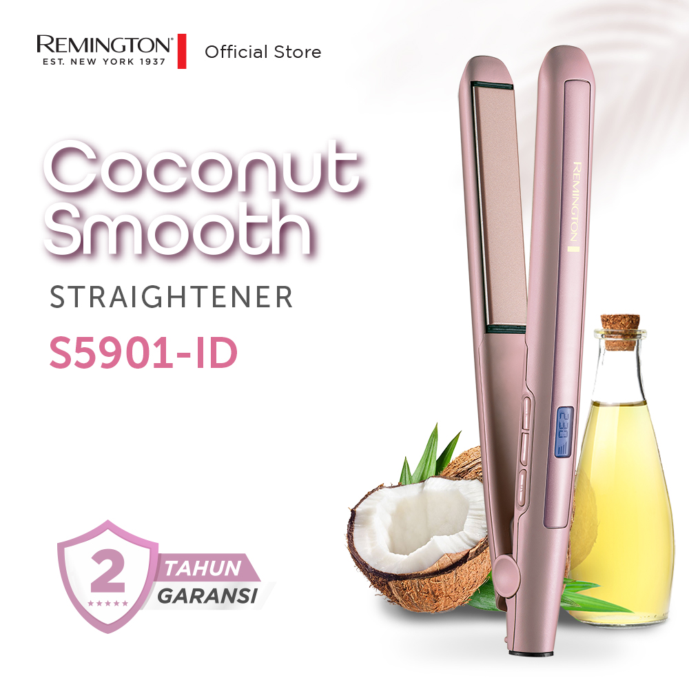 Remington Catokan Pelurus Rambut Coconut Smooth S5901
