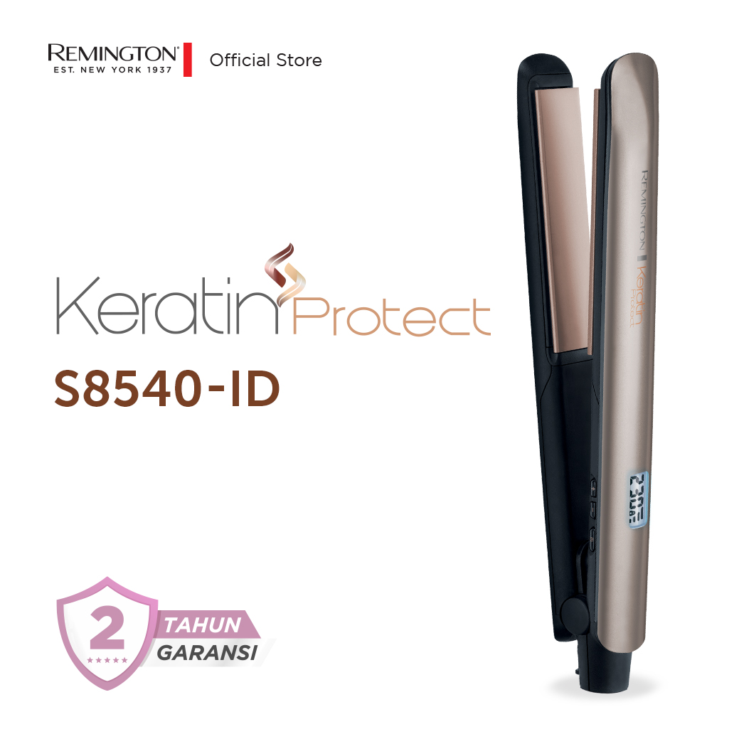 Remington Catokan Pelurus Rambut Keratin Protect S8540