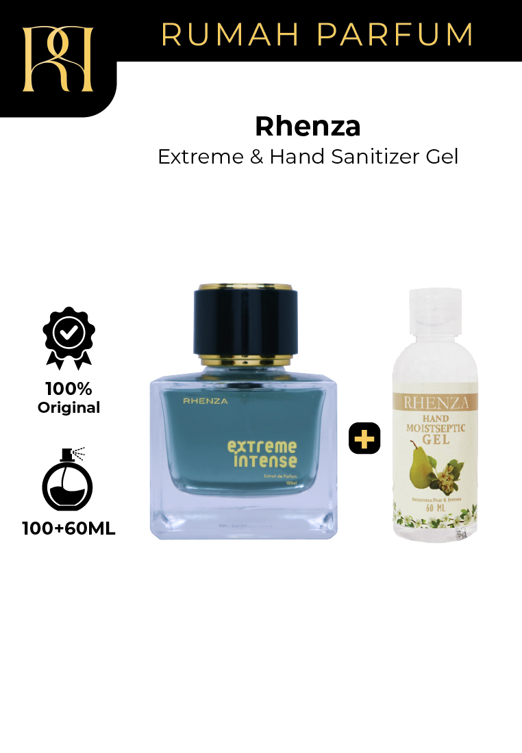 Rhenza Extreme Intense Man Parfum & Hand Sanitizer Gel