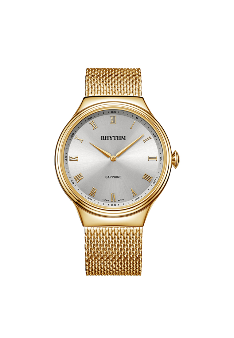 RHYTHM FI1601S03 Jam Tangan Pria Stainless Steel