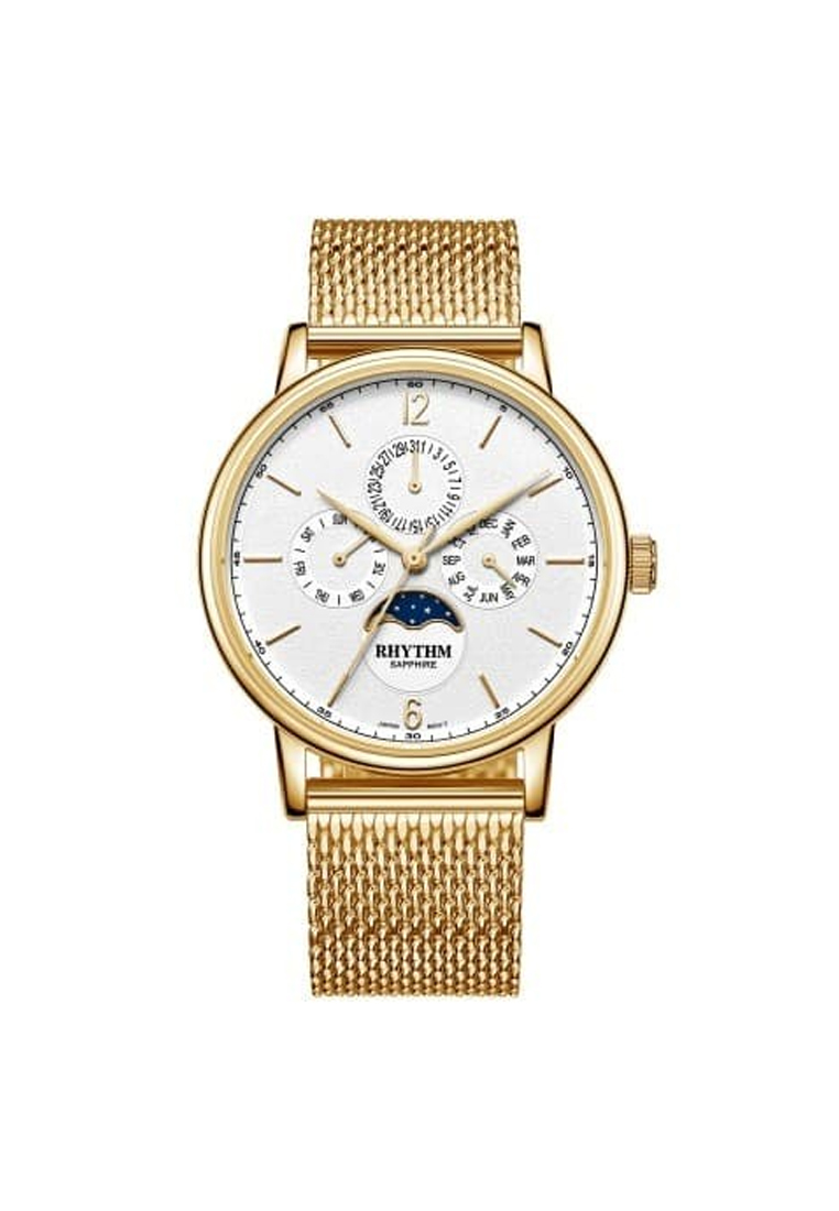 RHYTHM FI1608S03 Jam Tangan Pria Stainless Steel