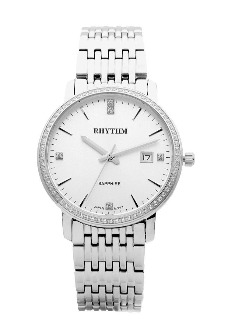 Rhythm PE1605S01 Jam Tangan Pria Silver