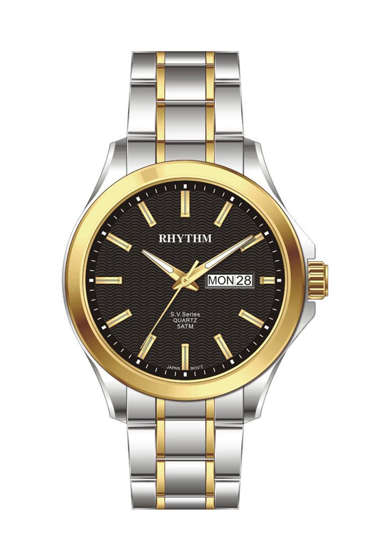 Rhythm GS1604S04 Jam Tangan Pria Stainless Steel