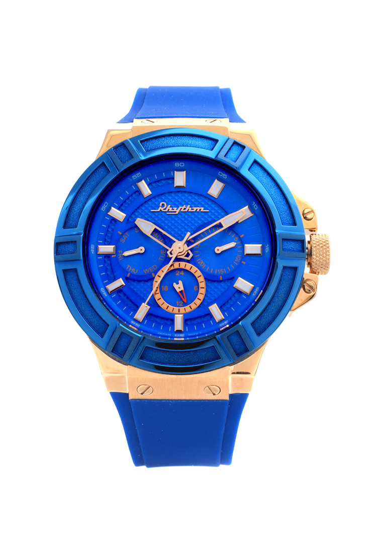 Rhythm SI1605R03 Jam Tangan Pria Rubber Strap