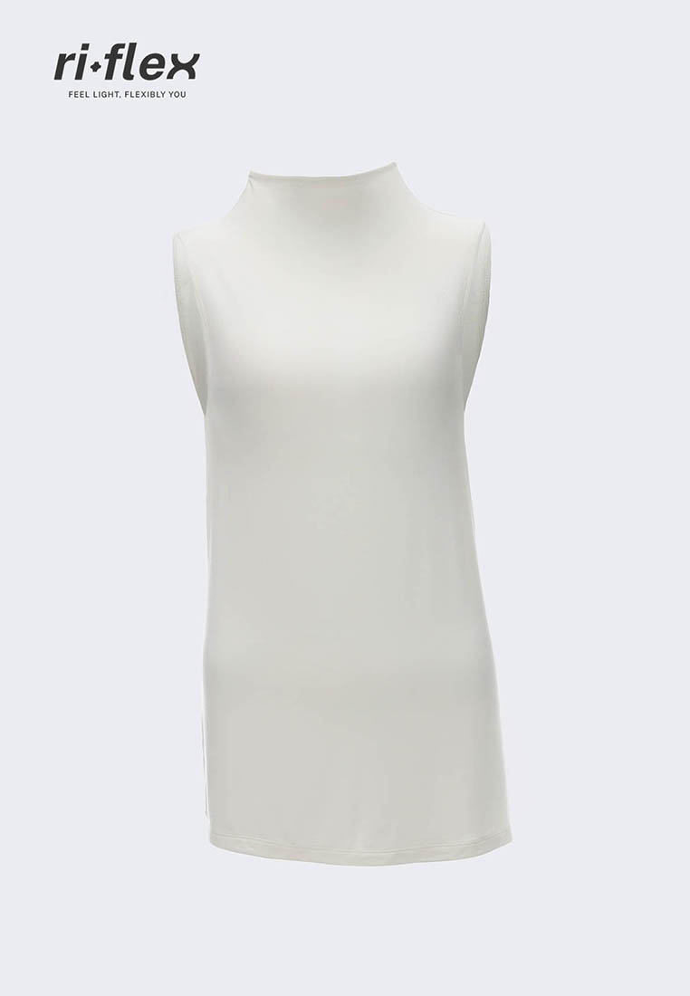 Riamiranda Ria Miranda White Comfy Sleeveless Top