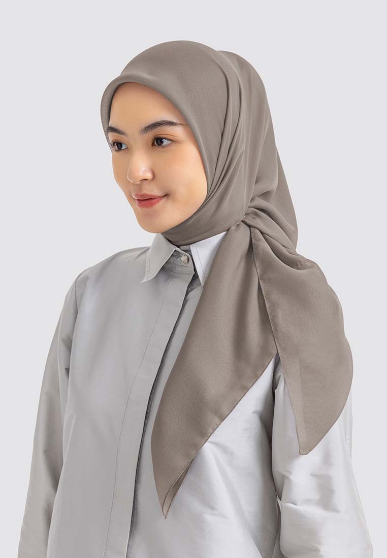 RIAMIRANDA Ria Miranda Ash Brown Rarina Scarf