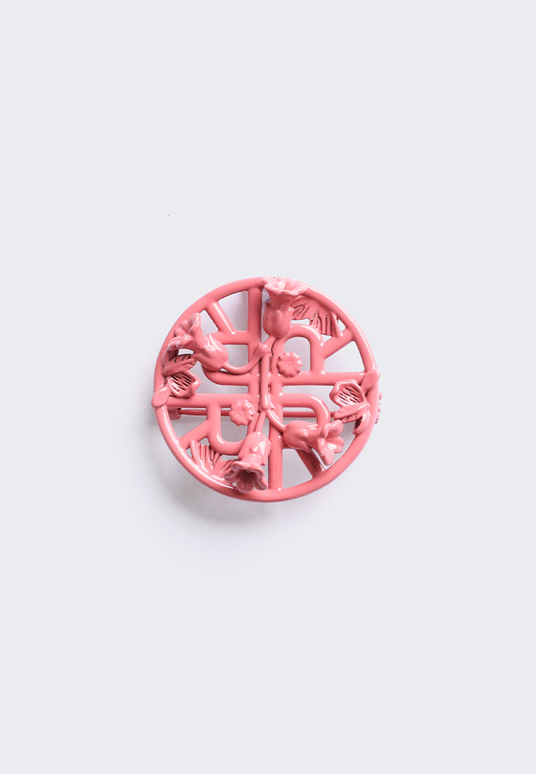 RIAMIRANDA Ria Miranda Pink Taksa Brooch