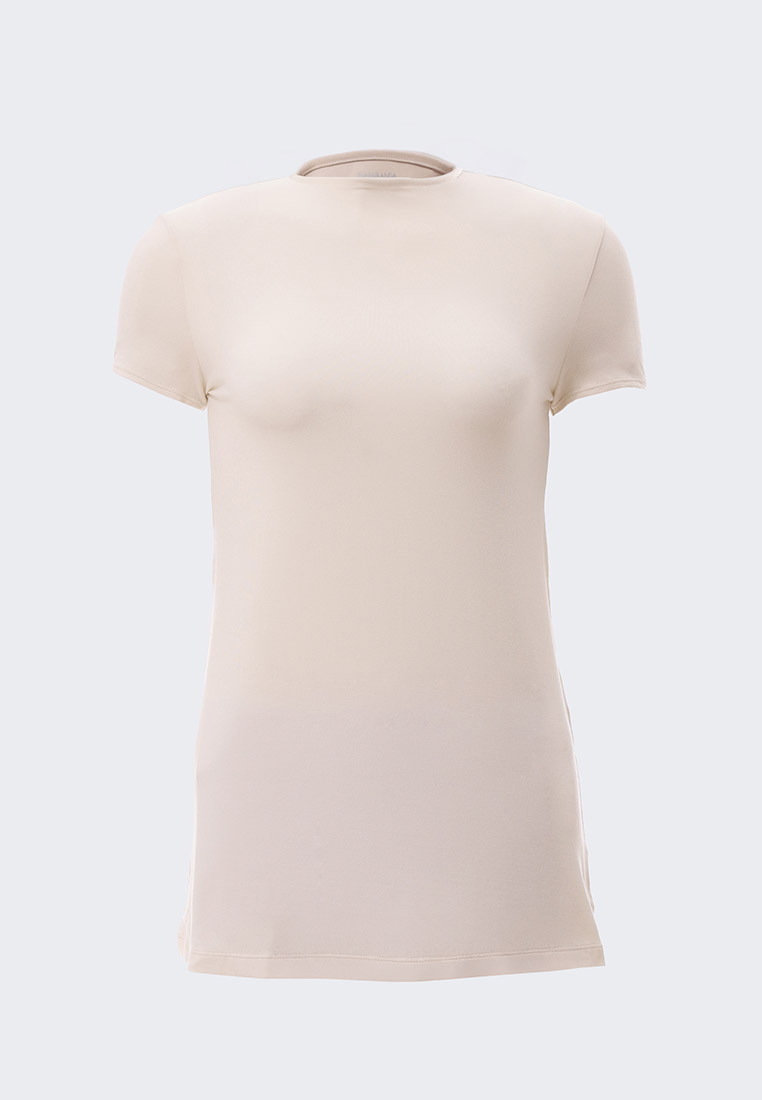 Riamiranda Ria Miranda White Comfy Short Sleeve Top