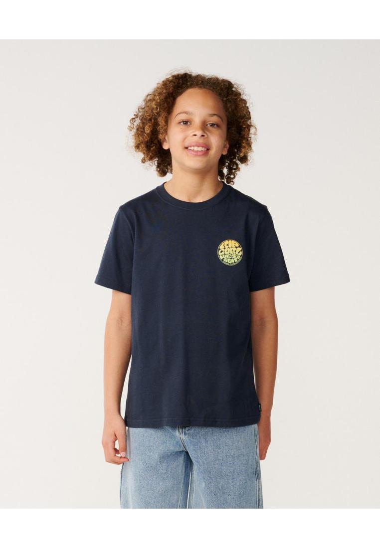 Rip Curl Kids Wetsuit Icon Tee - Boys - Midnight Navy