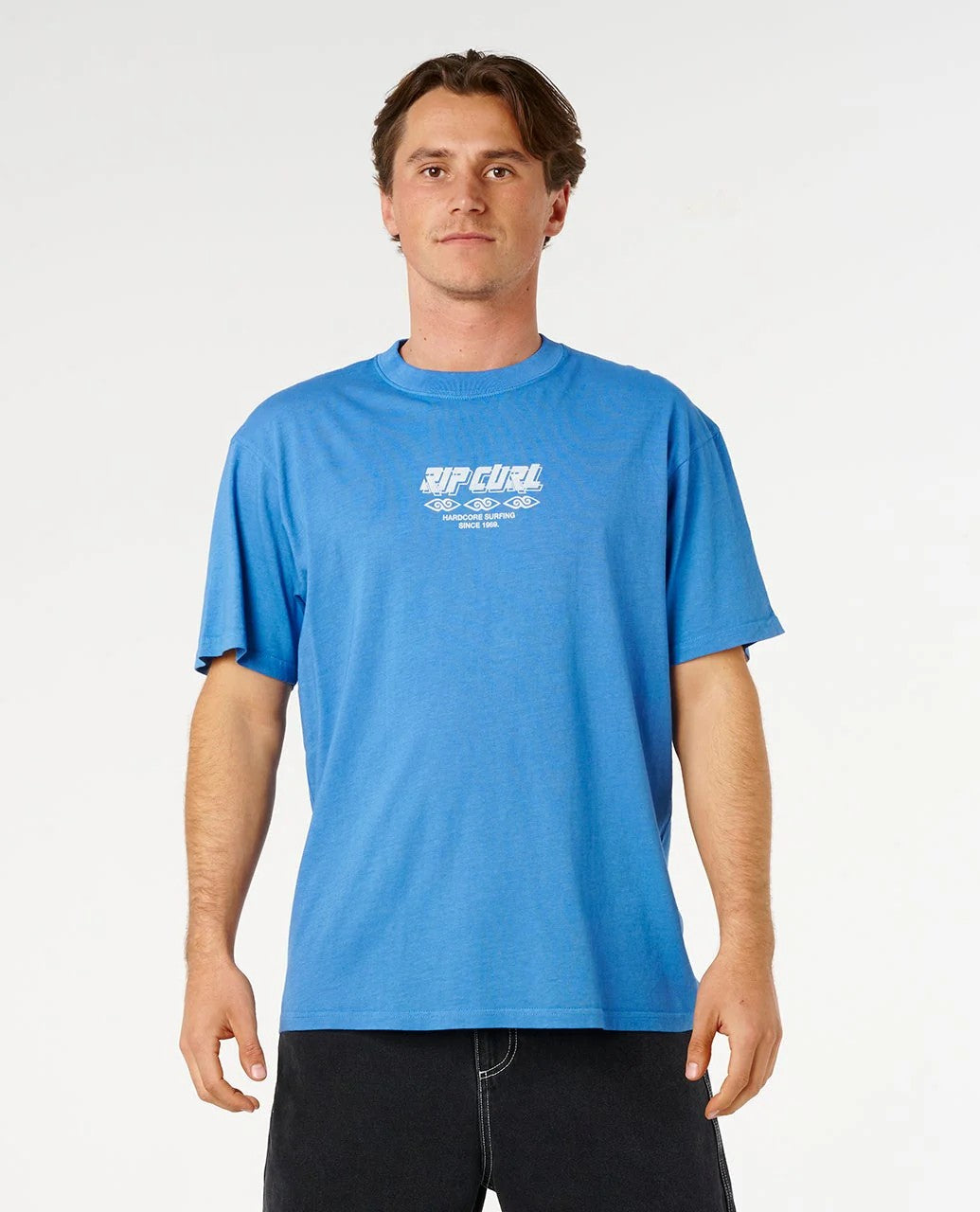 Rip Curl Men Liquid Trips Ripper Loose Tee - Royal Blue