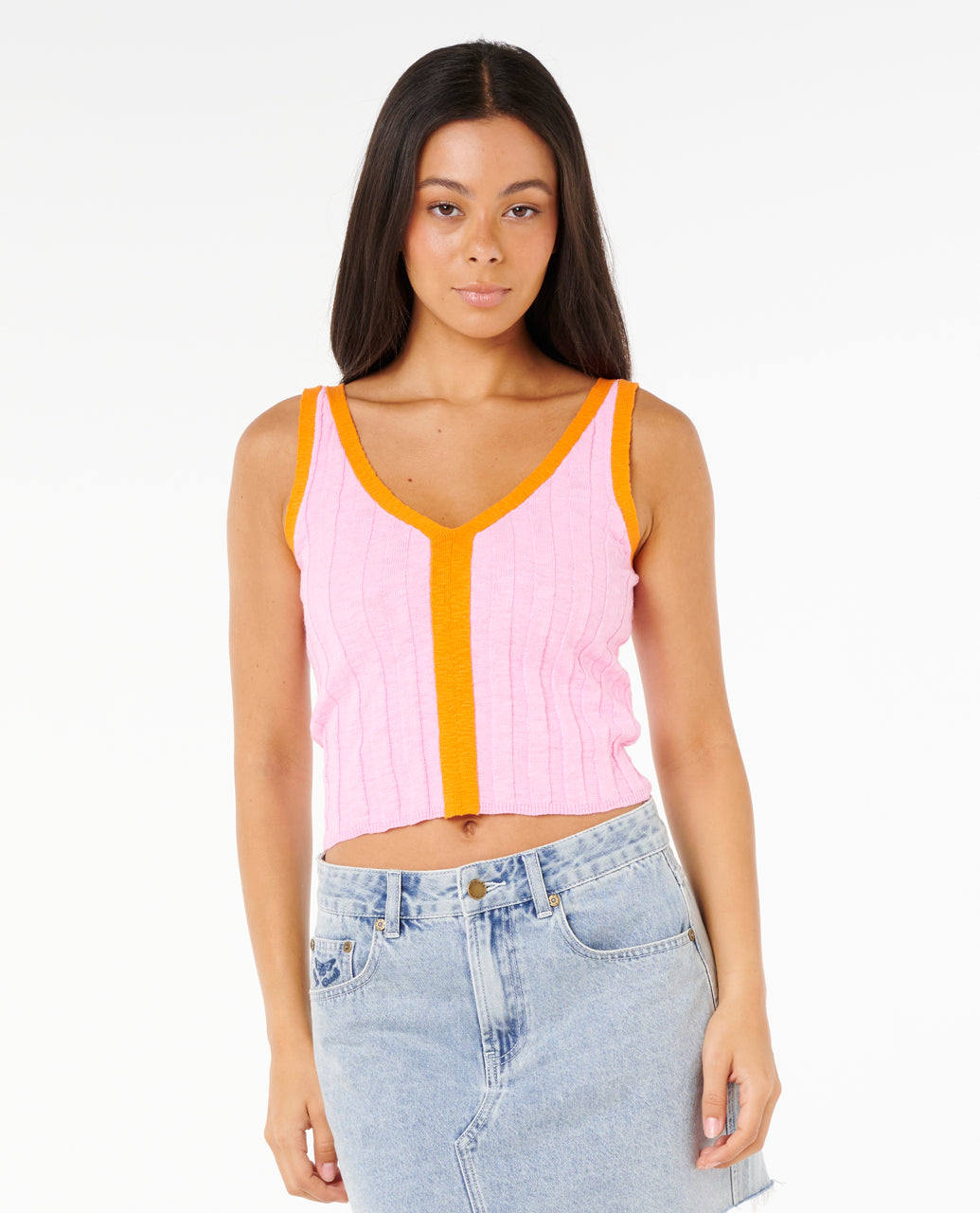 Rip Curl Women Sunset Luau Knit Top - Pink