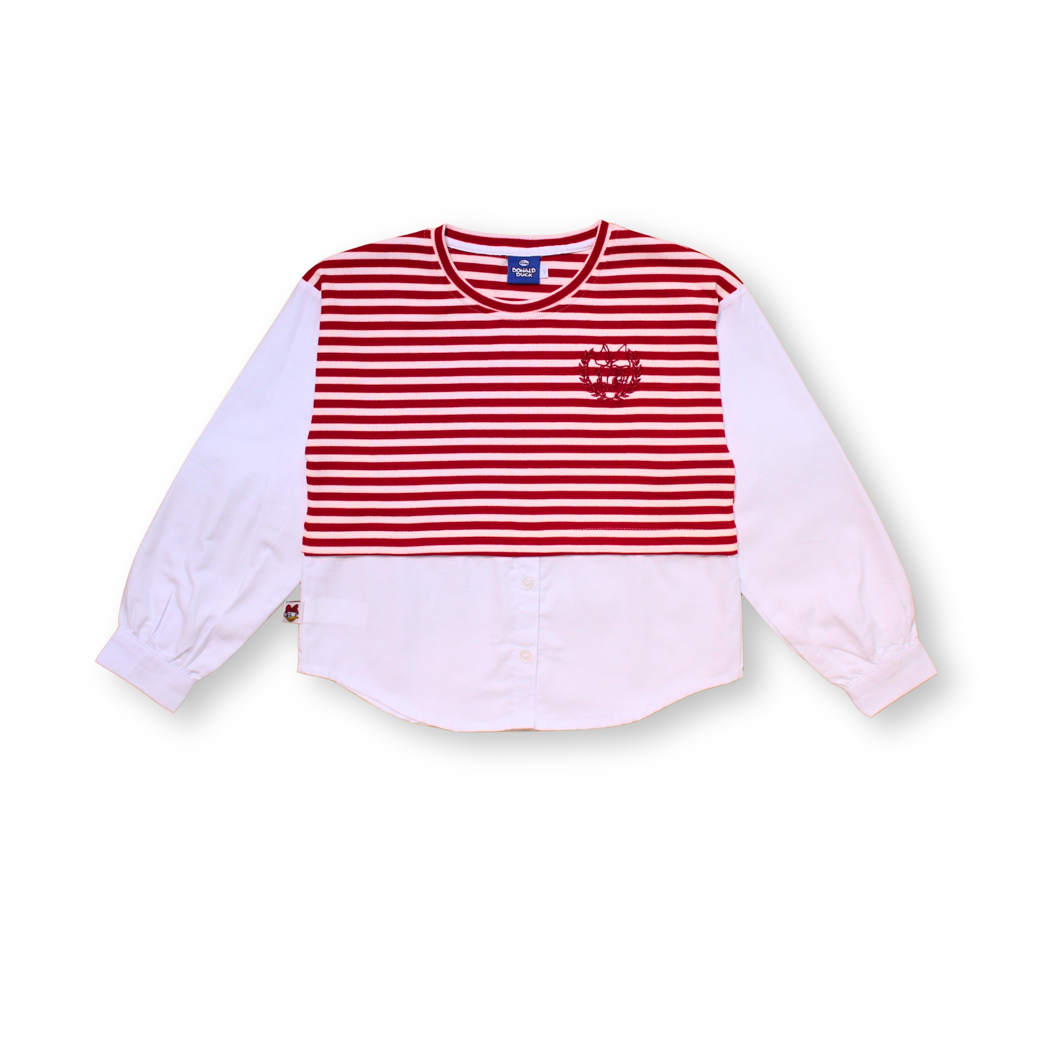 Rodeo Junior Blus Lengan Panjang Anak Perempuan Merah/ Long Sleeve Blouse Girl Red/ Daisy Duck Good