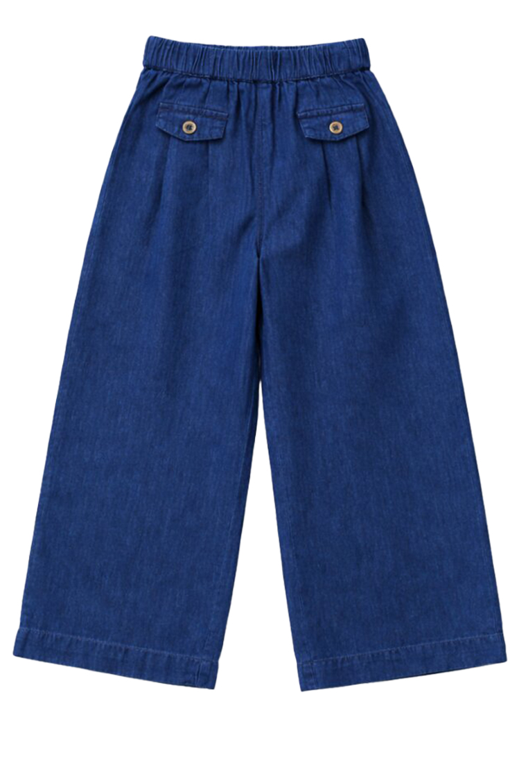 Rodeo Junior Celana Kulot Jeans Anak Perempuan Biru/ Girls Maxi Denim Culottes Blue/ Rjg Holiday Ess