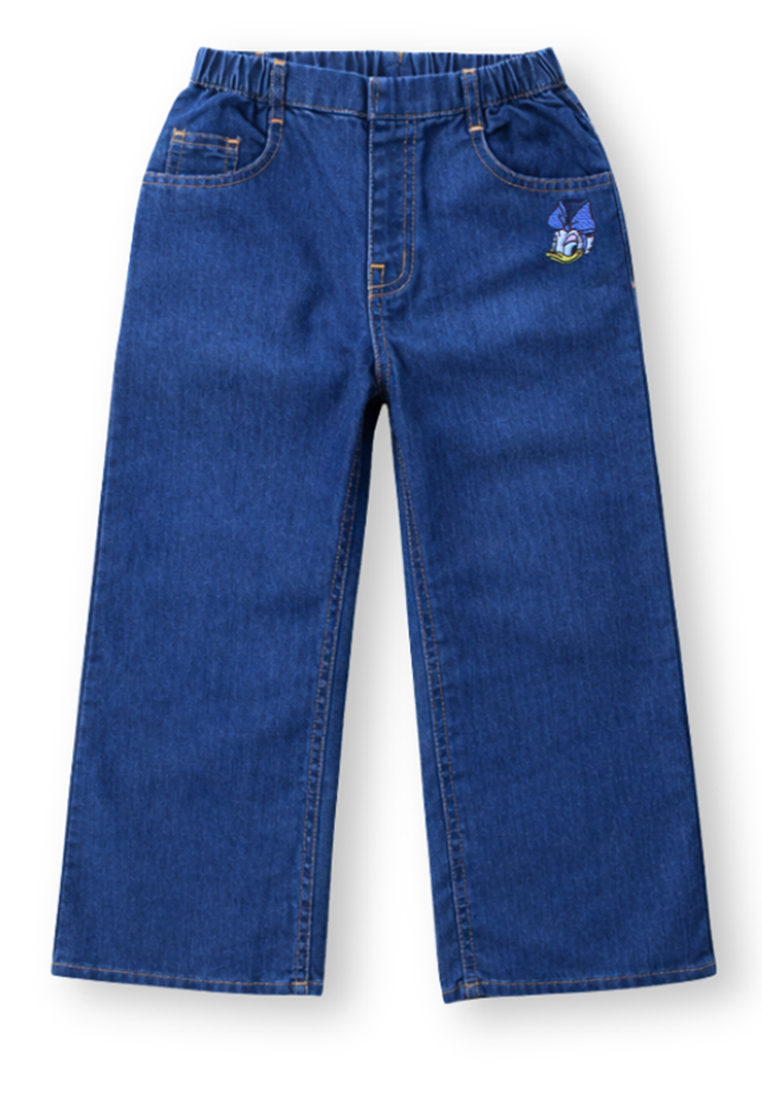 Rodeo Junior Celana Kulot Jeans Anak Perempuan Navy/ Maxi Denim Culottes Navy Girls/ Daisy Picnic Ti