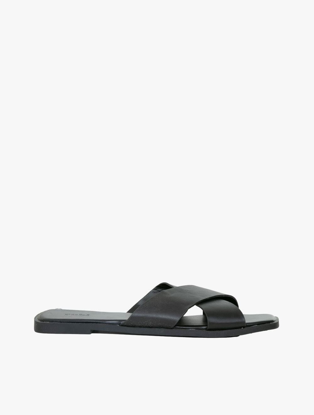 Rubi -  Sepatu Wanita  - Cloverly Crossover Slide - Black Smooth