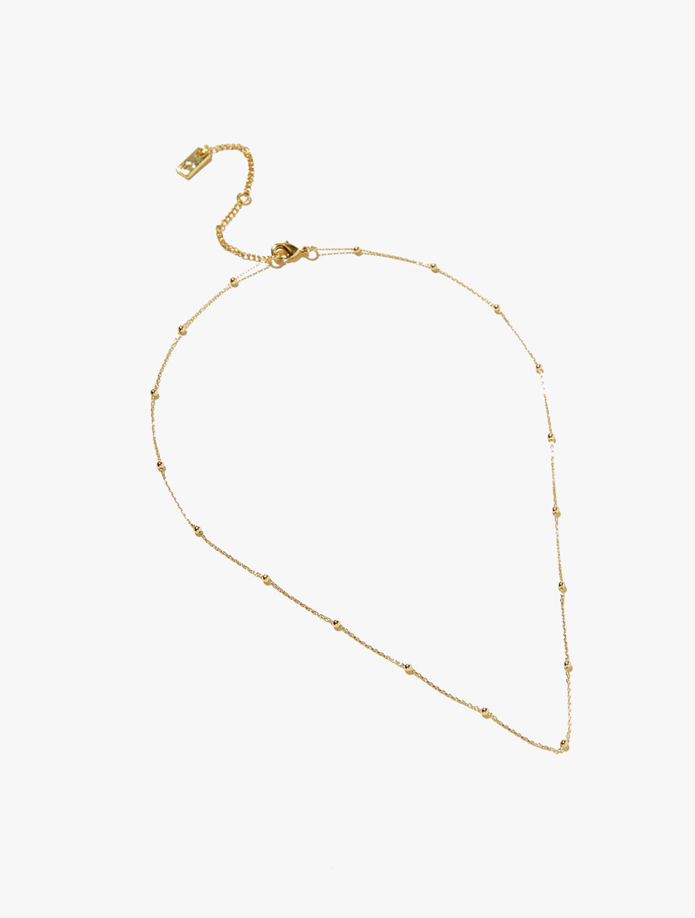 Rubi FINE CHAIN NECKLACE - GOLD PLATED FINE SATELLITE