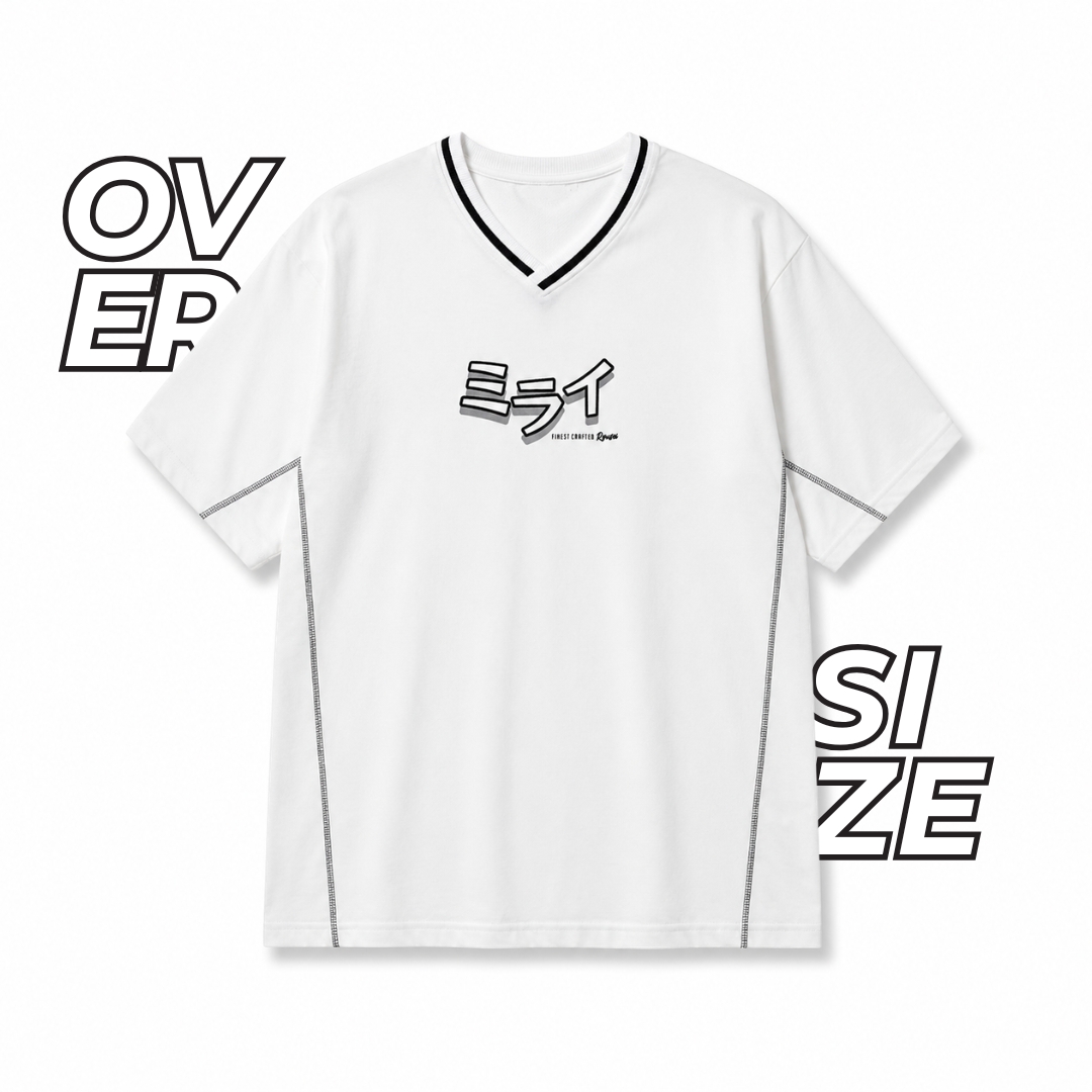 Ryusei Kaos Boxy Oversize Akira White