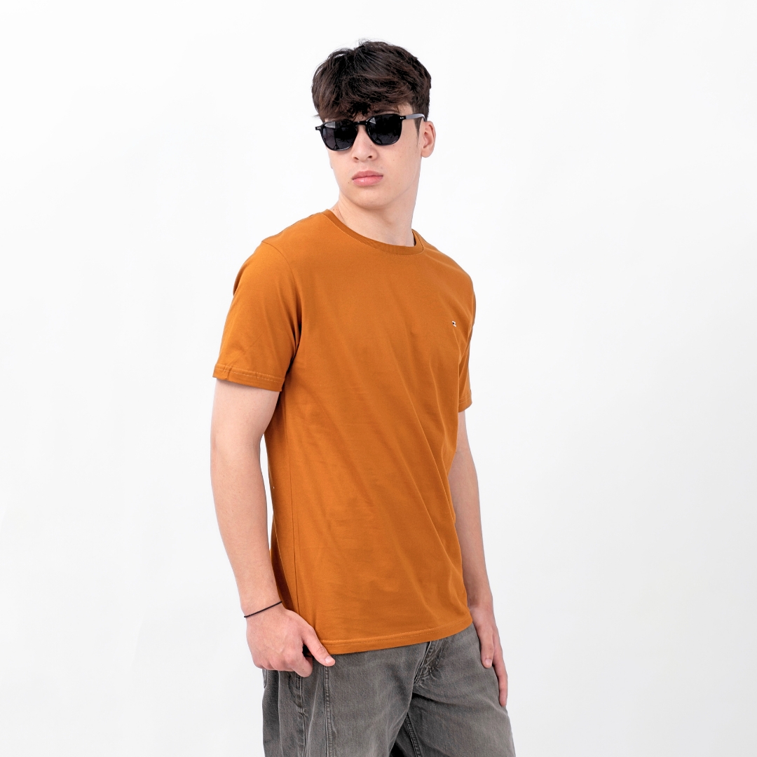 Ryusei Kaos Pria Haruma Basic Mustard