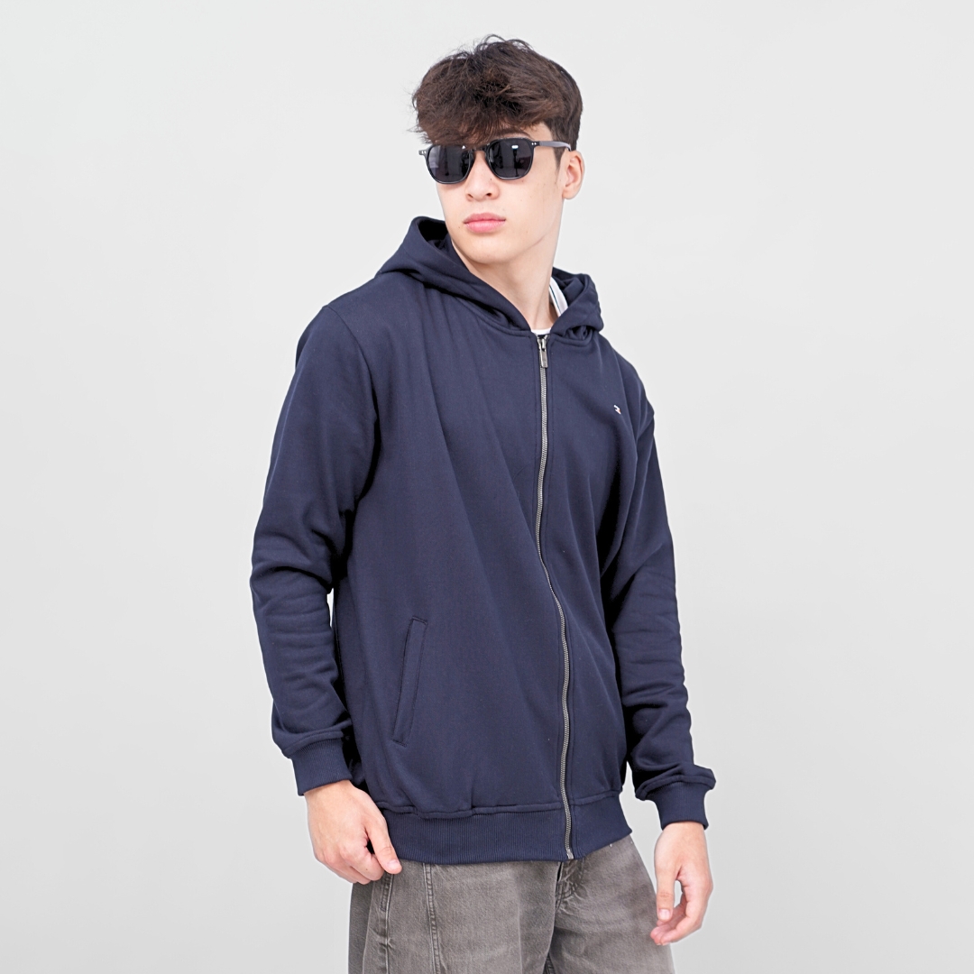 Ryusei Jaket Pria Matsu Navy