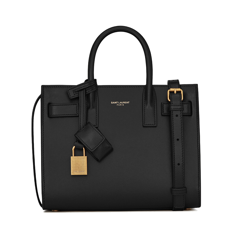 SAINT LAURENT Classic Sac De Jour Nano Smooth Leather Black Ghw