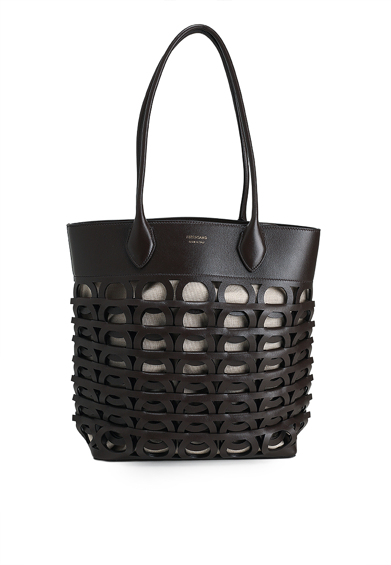 Salvatore Ferragamo Gancini M Tote Bag (ct)