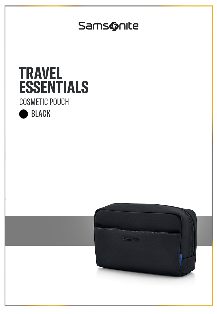 Samsonite Travel Essentials Cosmetic Pouch W.Comp - Black