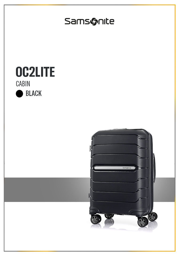 Samsonite Koper Hardcase OC2LITE Spinner Cabin EXP-S - Black