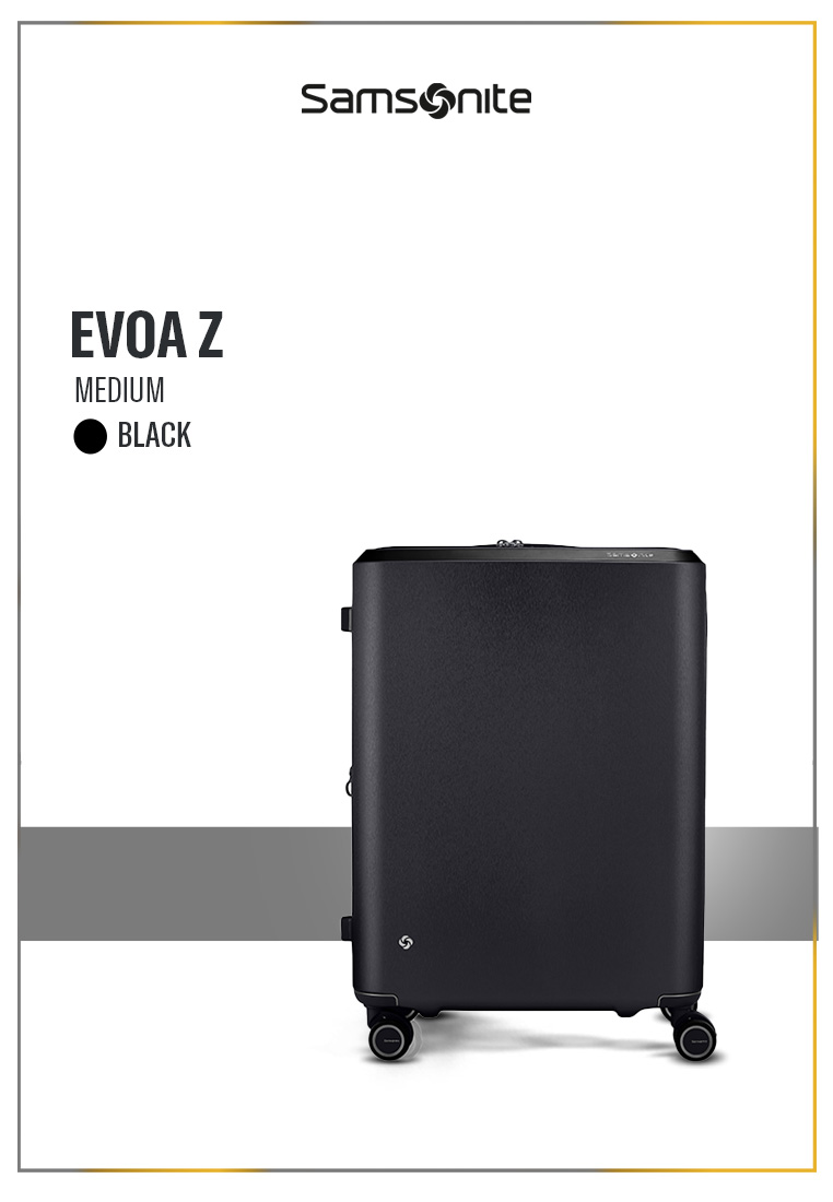 Samsonite Koper Hardcase Evoa Z Medium 25 Inch - Black