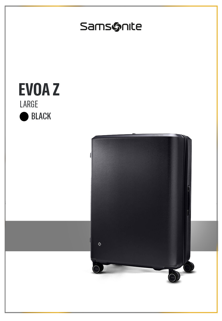 Samsonite Koper Hardcase Evoa Z Large 30 Inch - Black