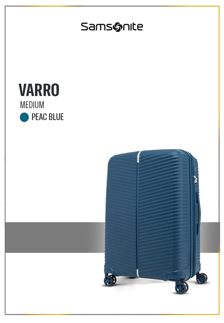 Samsonite Koper Hardcase Varro Medium 25inch Expandable - Peac Blue