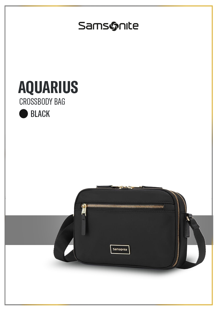 Samsonite Aquarius Crossbody Bag - Black
