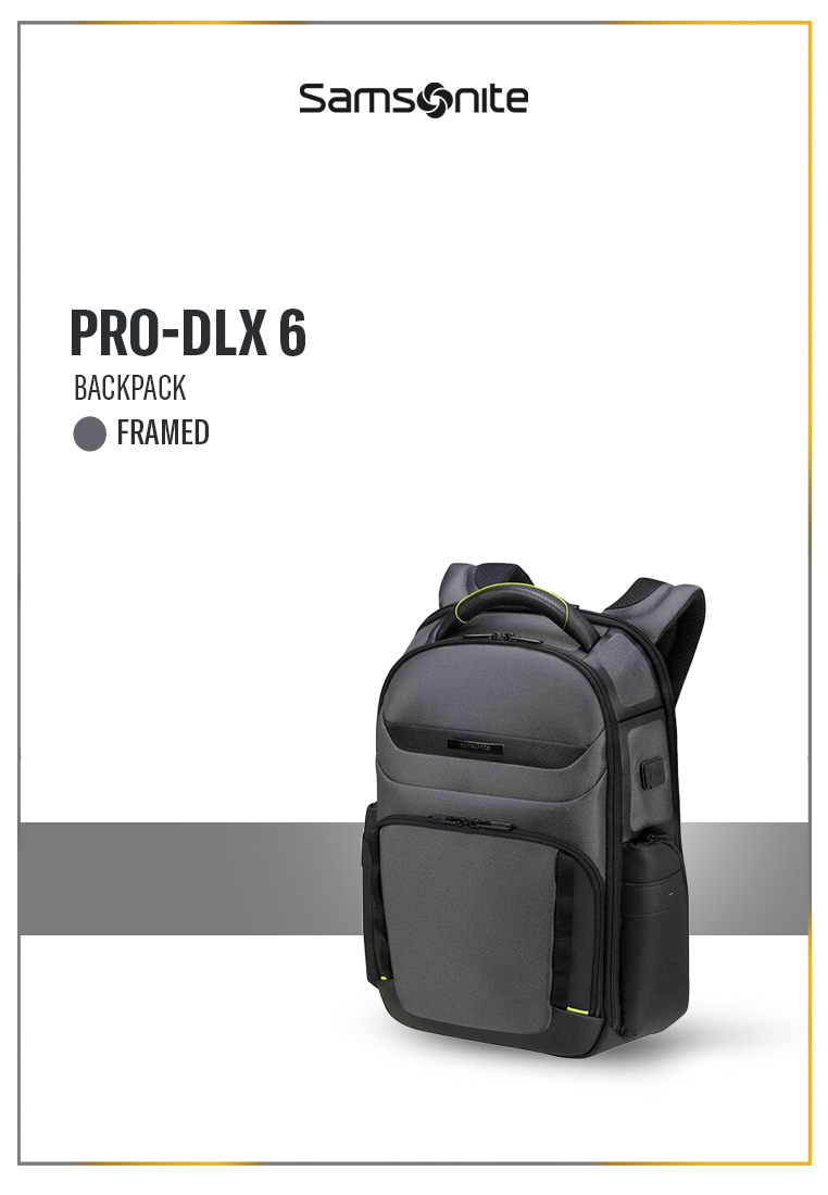 Samsonite Pro-DLX 6 Backpack 15.6" Slim - Framed