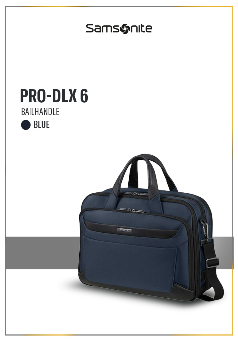 Samsonite Pro-DLX 6 Bailhandle 15.6" Exp - Blue