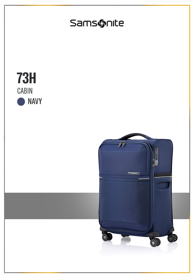Samsonite Koper Softcase 73H Spinner Cabin 20 Inch - Navy