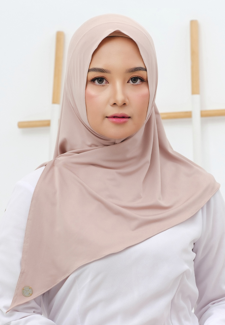 San Marco Jilbab Wanita Instan Curve Hijab Nude
