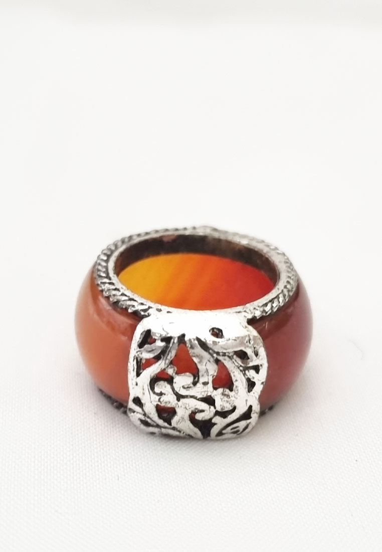 San Marco Cincin Wanita Agate Anatolya Ring Brown