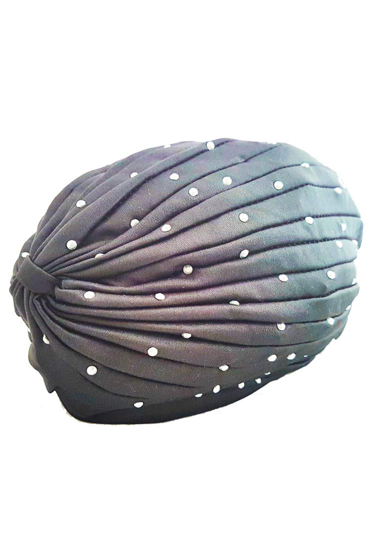San Marco Beaded Turban Black
