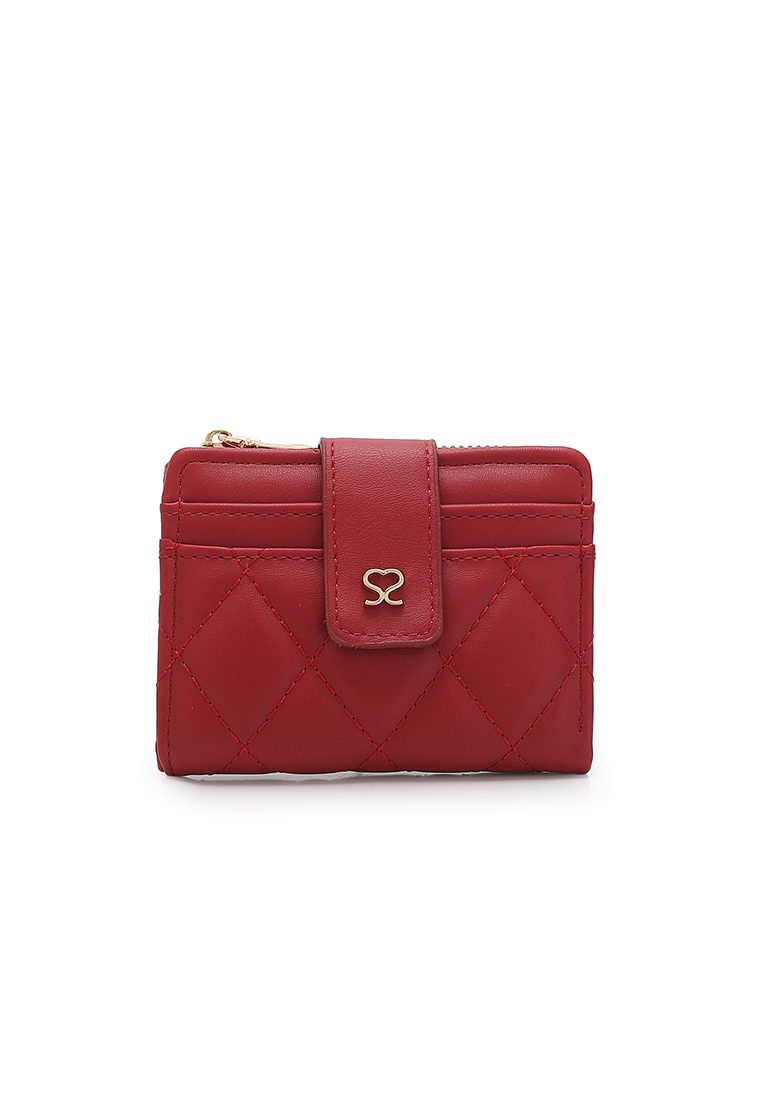Sara Smith Women's Short Wallet / Purse (Dompet Wanita) - Merah