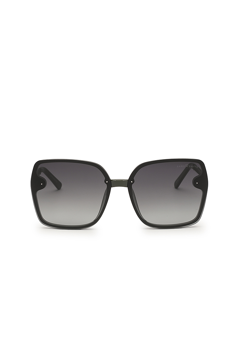 Sara Smith Unisex Fashion Sunglasses (Kacamata Hitam) - Hijau / Abu-Abu
