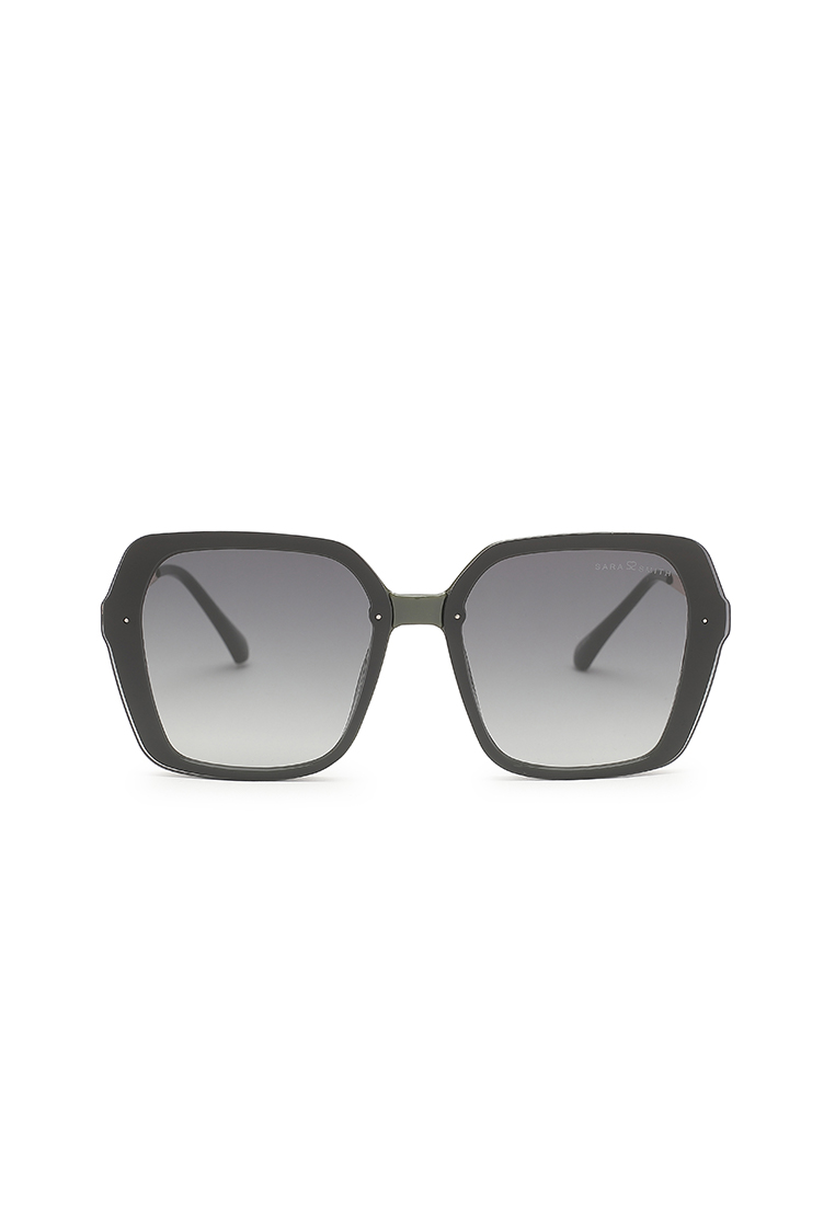 Sara Smith Unisex Fashion Sunglasses (Kacamata Hitam) - Hijau / Abu-Abu