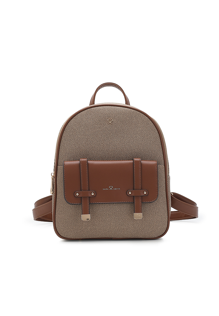 Sara Smith Women's Backpack (Tas Ransel Wanita & Tas Punggung Wanita) - Cokelat