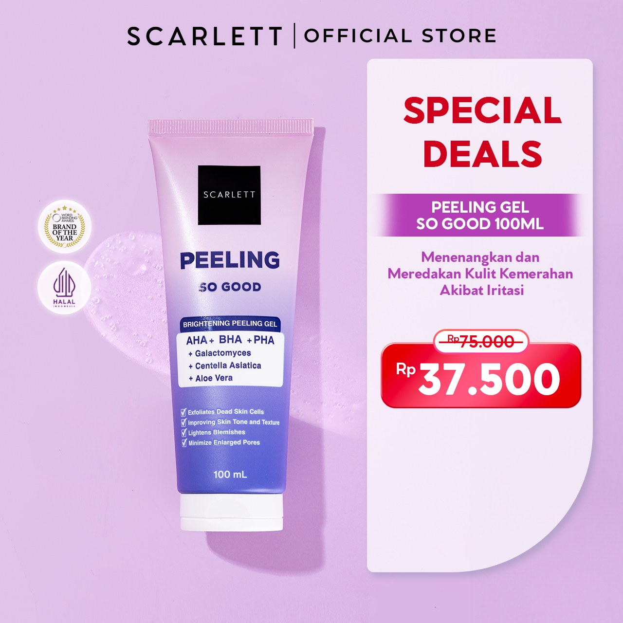 Scarlett Whitening Peeling Gel Peeling So Good