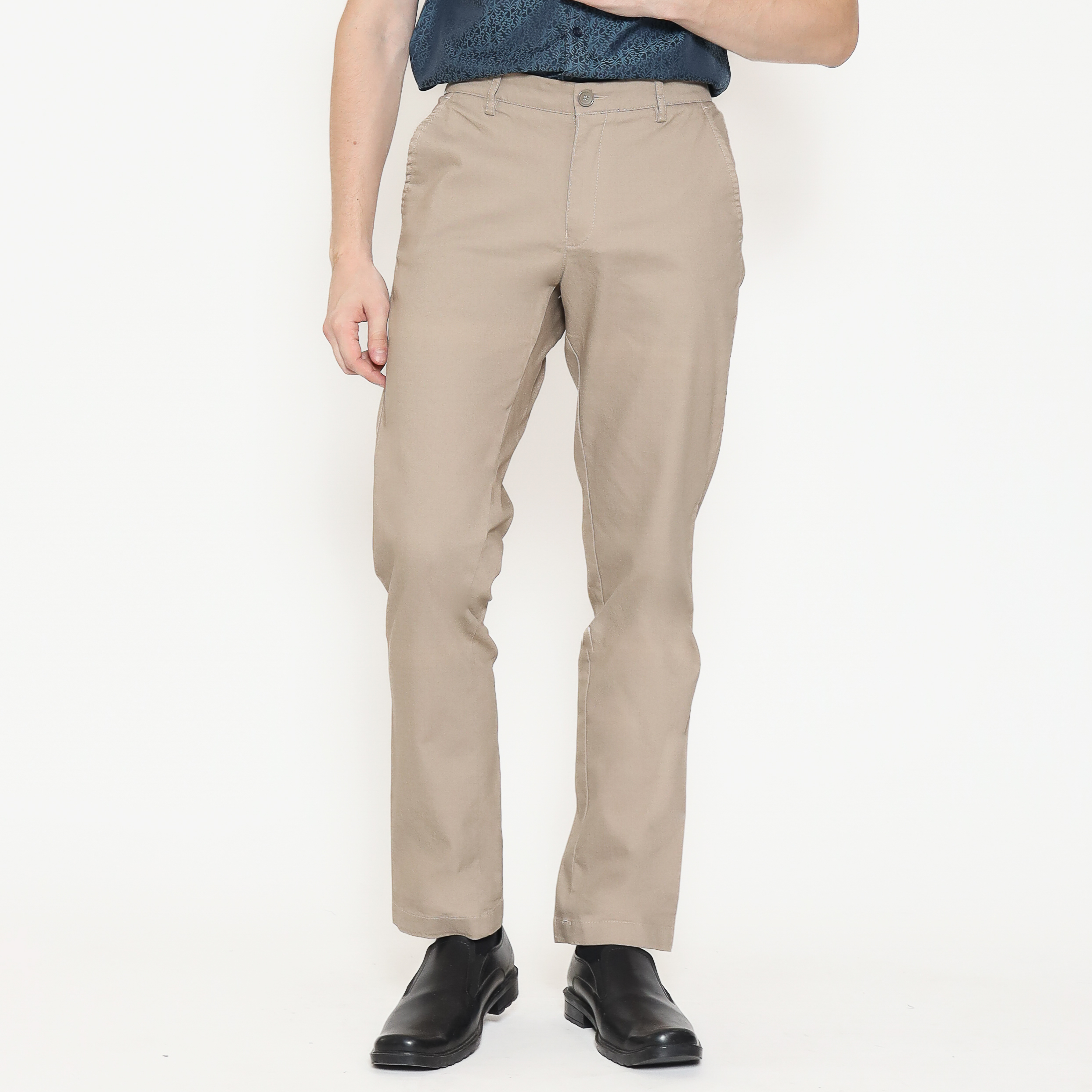 Schoeller Celana Chinos Pria – Branded Kualitas Premium | Warna Cream – JON-SF