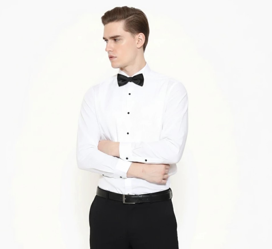 Schoeller Kemeja Pria Putih Formal – Slim Fit | Fontana