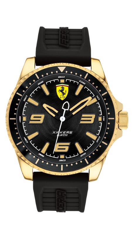 Scuderia Ferrari Analog Black Dial Men's Watch