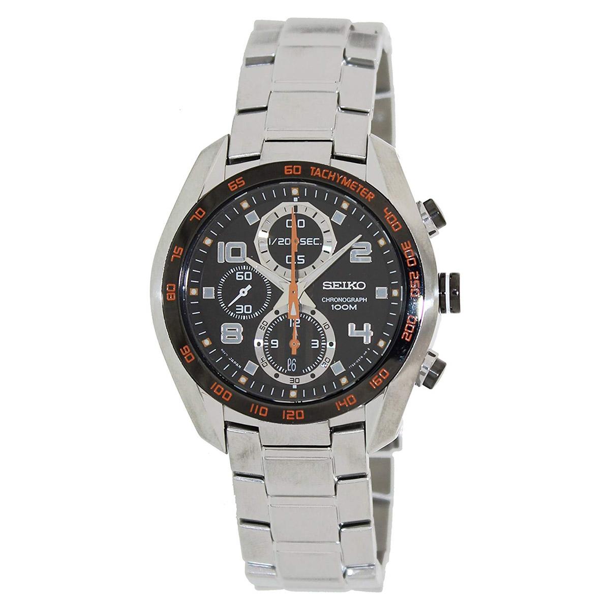 Seiko Jam Tangan Pria Seiko Chronograph Original Garansi Resmi Strap Stainless Steel Silver SNDD37 S