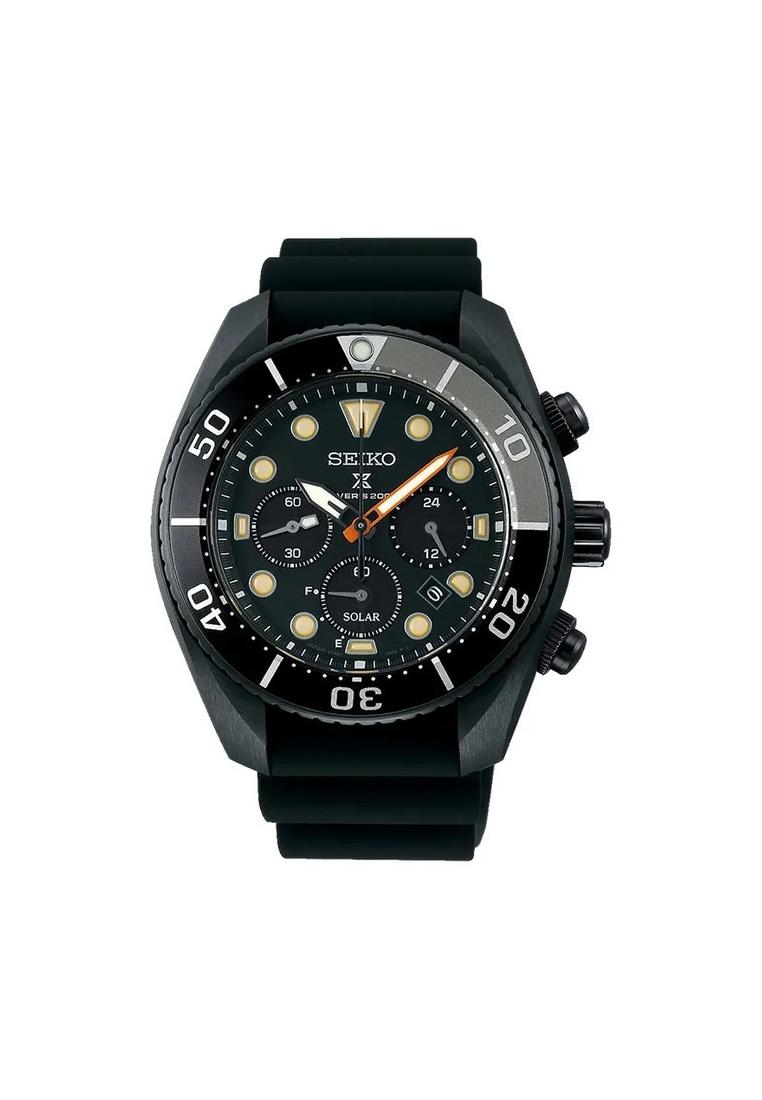 Seiko Jam Tangan Pria Seiko Prospex SSC761J1 Sumo Ninja Solar Chronograph Black Rubber Strap Limited